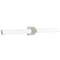 Luxrite 48 Inch LED Vanity Light Brushed Nickel 5CCT 2700K-5000K 38W 3000LM Dimmable Over Mirror Vanity Bar LR32174-1PK - alternate 1